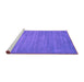 Sideview of Machine Washable Abstract Purple Contemporary Area Rugs, wshcon84pur