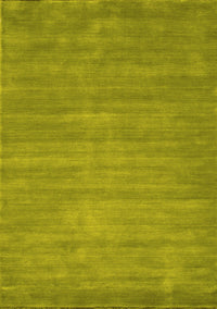 Abstract Yellow Contemporary Rug, con84yw