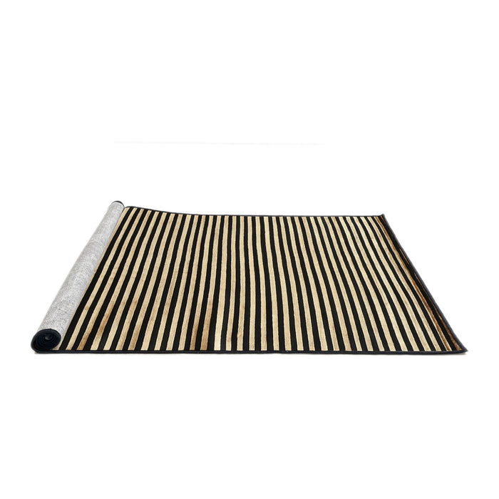 Serging Thickness of Machine Washable Contemporary Midnight Gray Rug, wshcon850