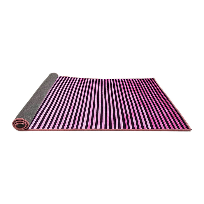 Sideview of Abstract Pink Contemporary Rug, con850pnk