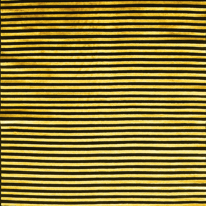 Machine Washable Abstract Yellow Contemporary Rug, wshcon850yw