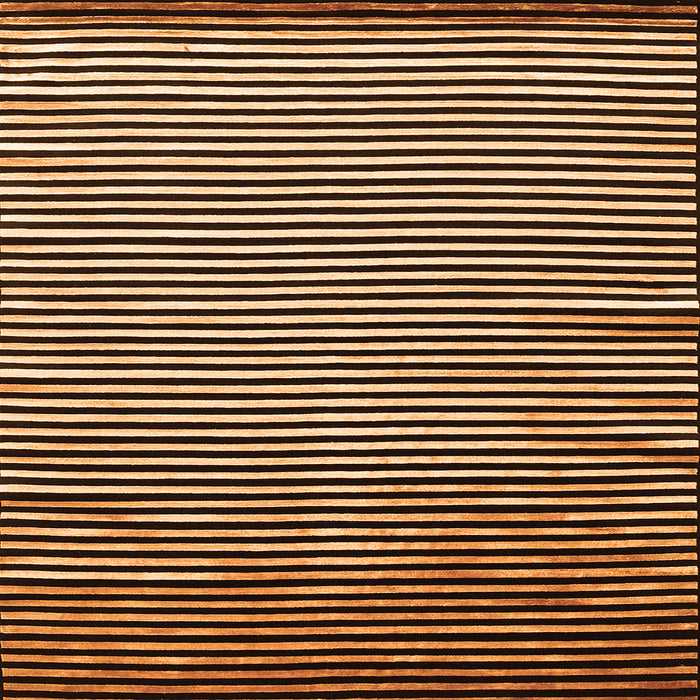 Serging Thickness of Abstract Orange Contemporary Rug, con850org