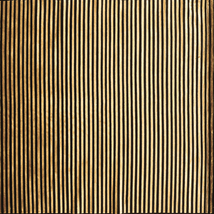 Square Machine Washable Abstract Brown Contemporary Rug, wshcon850brn