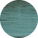 Round Abstract Light Blue Contemporary Rug, con850lblu