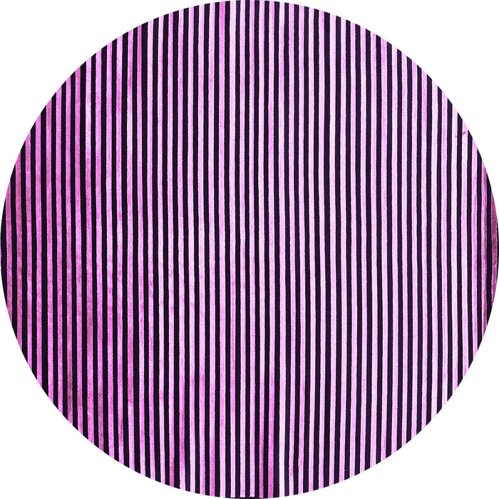 Round Abstract Purple Contemporary Rug, con850pur