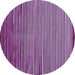 Round Abstract Purple Contemporary Rug, con850pur