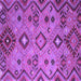 Square Southwestern Purple Country Rug, con851pur