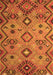 Southwestern Orange Country Rug, con851org