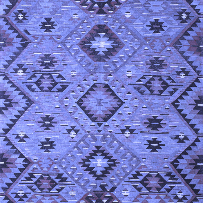 Southwestern Blue Country Rug, con851blu