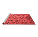 Country Red Washable Rugs