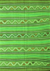 Southwestern Green Country Rug, con852grn