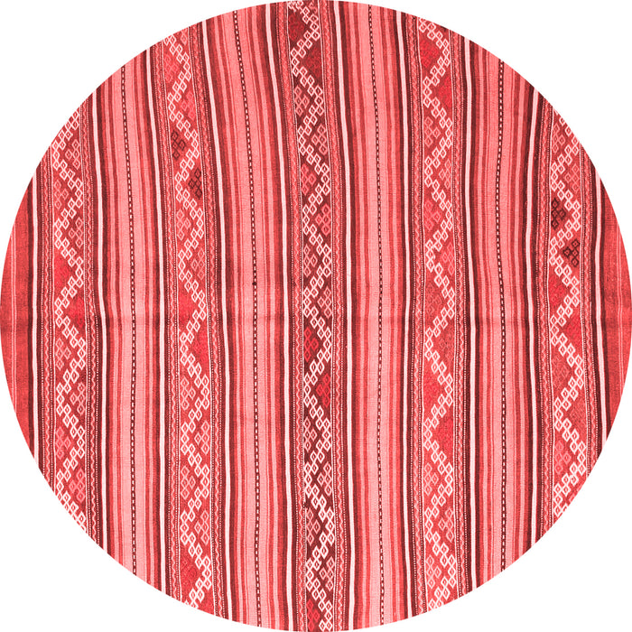 Machine Washable Southwestern Red Country Rug, wshcon852red