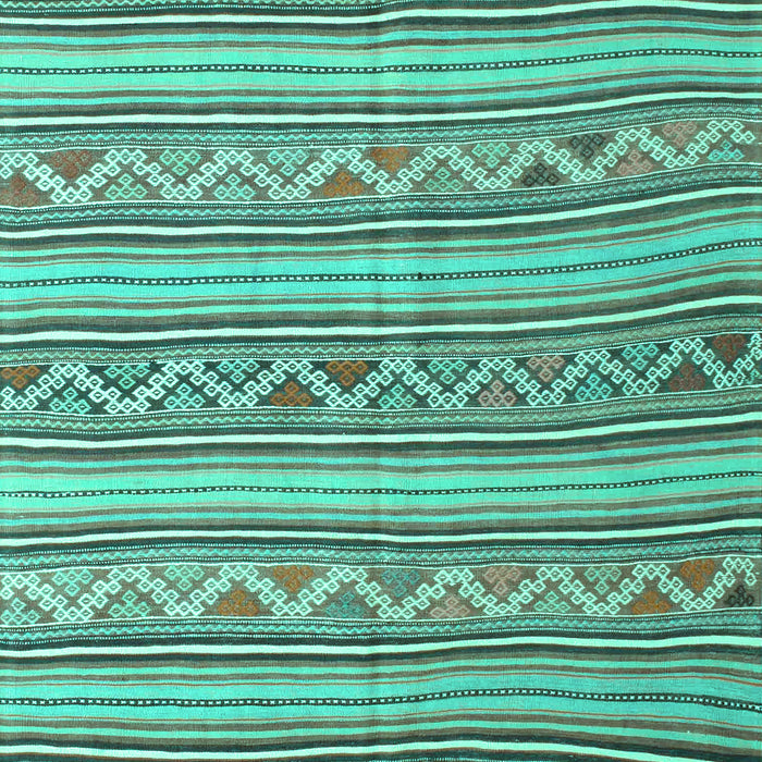 Southwestern Turquoise Country Rug, con852turq
