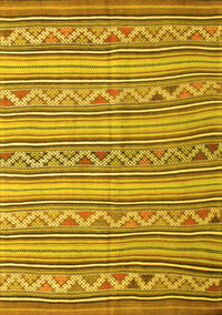 Southwestern Yellow Country Rug, con852yw