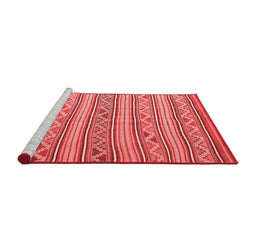 Country Red Washable Rugs