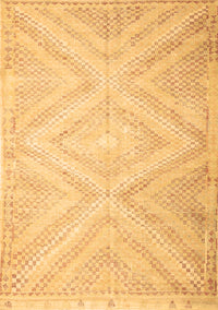 Southwestern Brown Country Rug, con853brn