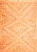 Serging Thickness of Machine Washable Southwestern Orange Country Area Rugs, wshcon853org