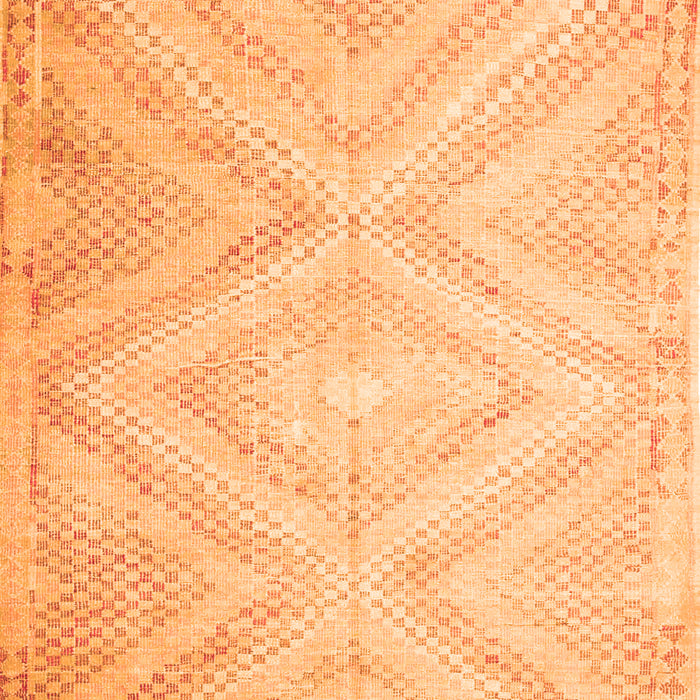 Serging Thickness of Machine Washable Southwestern Orange Country Area Rugs, wshcon853org