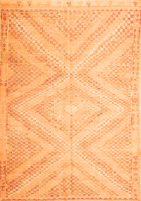 Southwestern Orange Country Rug, con853org