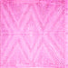 Square Southwestern Pink Country Rug, con853pnk