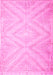 Southwestern Pink Country Rug, con853pnk