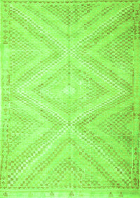 Southwestern Green Country Rug, con853grn