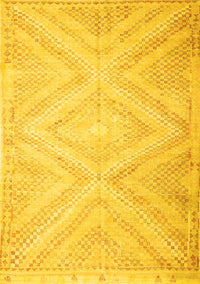 Southwestern Yellow Country Rug, con853yw