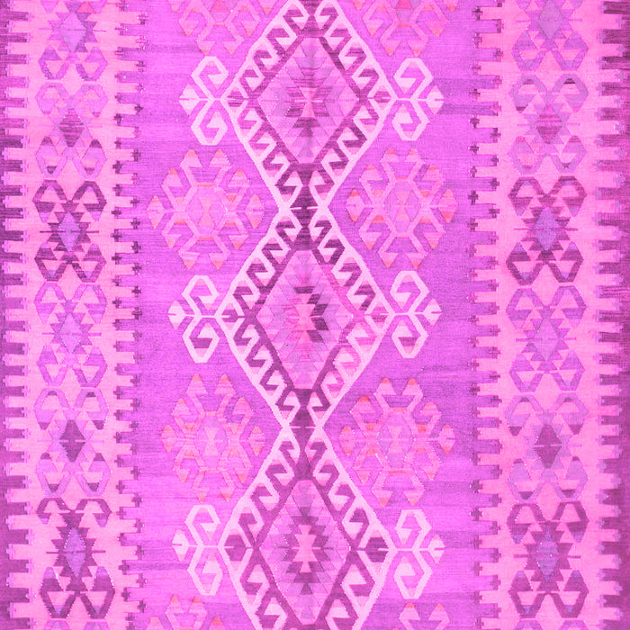 Machine Washable Southwestern Pink Country Rug, wshcon854pnk