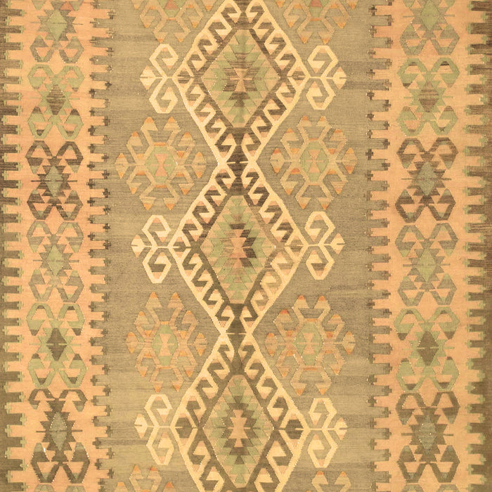 Machine Washable Southwestern Brown Country Rug, wshcon854brn