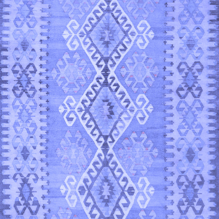 Southwestern Blue Country Rug, con854blu