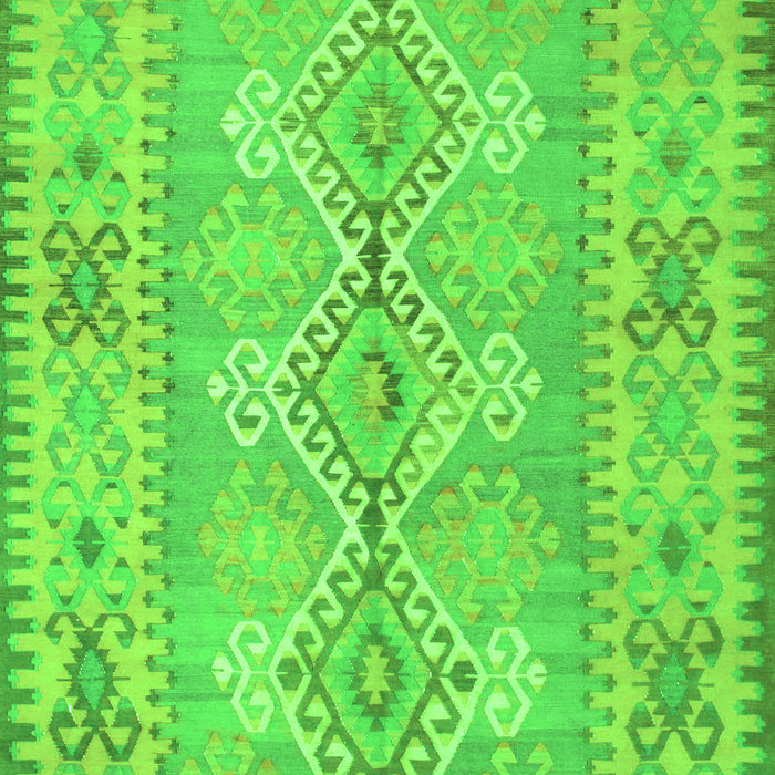 Southwestern Green Country Rug, con854grn