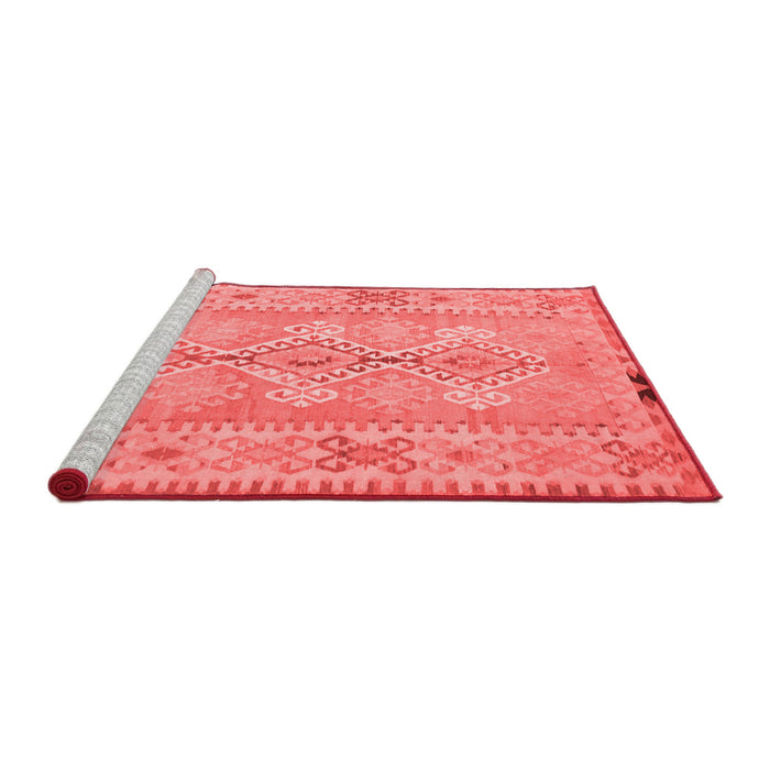 Country Red Washable Rugs