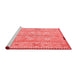 Country Red Washable Rugs