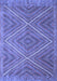 Southwestern Blue Country Rug, con855blu