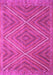 Machine Washable Southwestern Pink Country Rug, wshcon855pnk