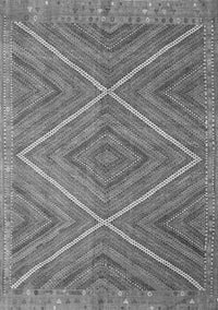 Southwestern Gray Country Rug, con855gry