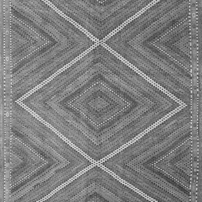 Southwestern Gray Country Rug, con855gry