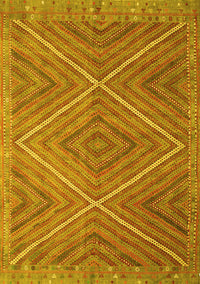 Southwestern Yellow Country Rug, con855yw