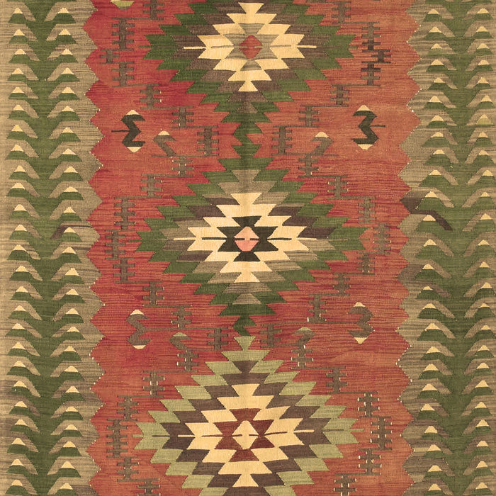 Machine Washable Oriental Brown Traditional Rug, wshcon856brn