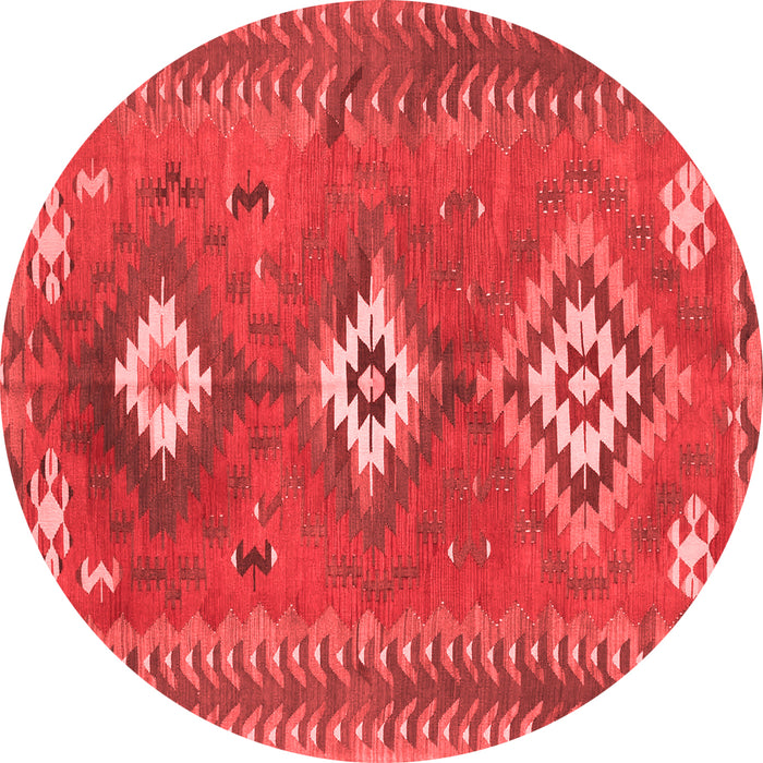Machine Washable Oriental Red Traditional Rug, wshcon856red