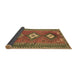 Sideview of Oriental Brown Traditional Rug, con856brn