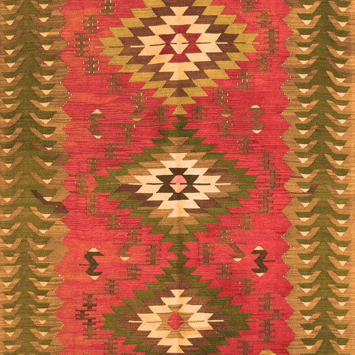 Oriental Orange Traditional Rug, con856org