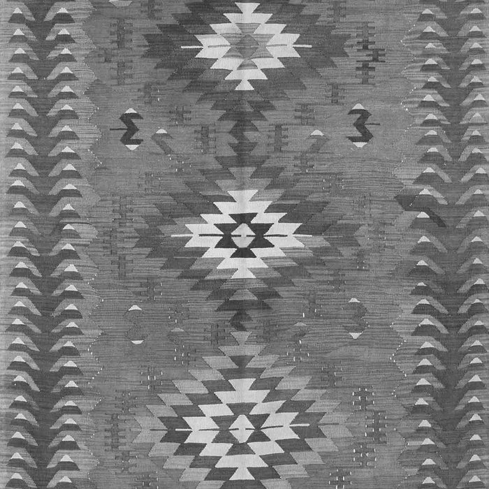 Serging Thickness of Machine Washable Oriental Gray Traditional Rug, wshcon856gry