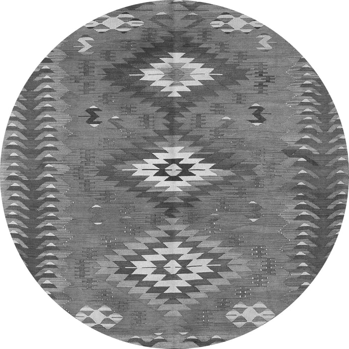 Machine Washable Oriental Gray Traditional Rug, wshcon856gry