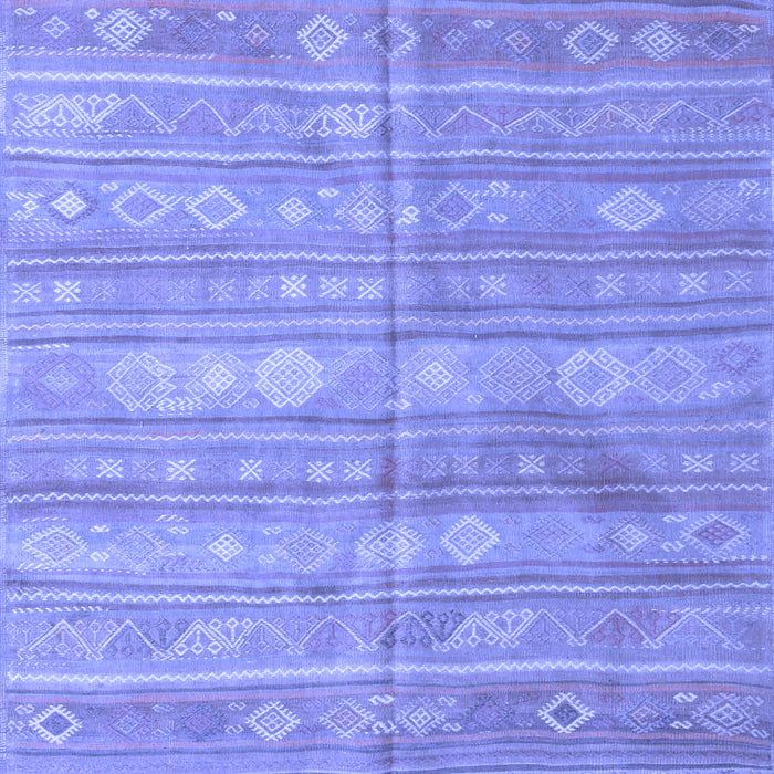Southwestern Blue Country Rug, con857blu