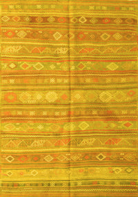 Southwestern Yellow Country Rug, con857yw