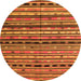 Machine Washable Southwestern Orange Country Area Rugs, wshcon858org