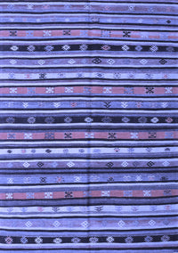 Southwestern Blue Country Rug, con858blu