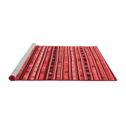 Country Red Washable Rugs