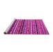 Sideview of Machine Washable Southwestern Pink Country Rug, wshcon858pnk